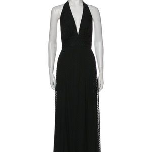 Maria Bianca Nero Long Silk Dress